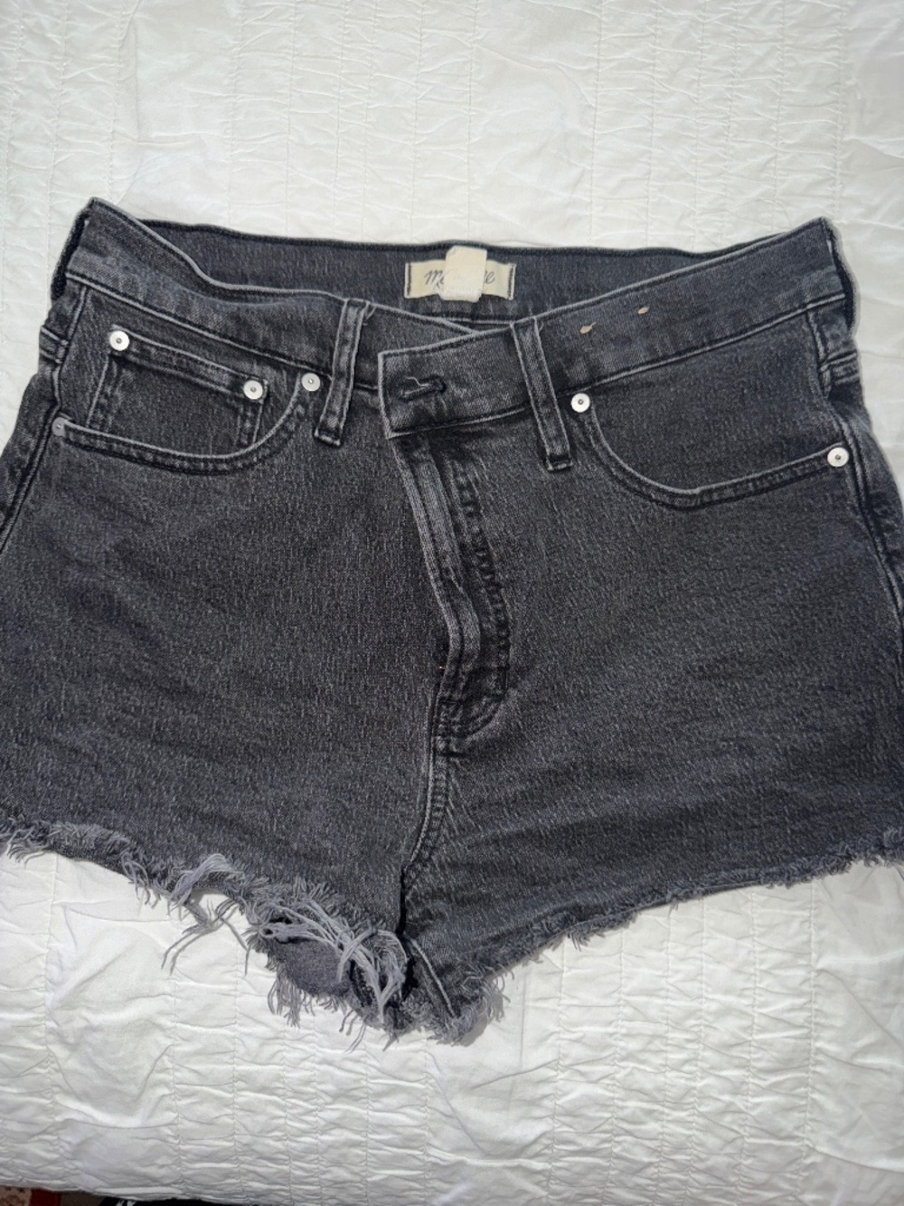 Black den madewell shorts